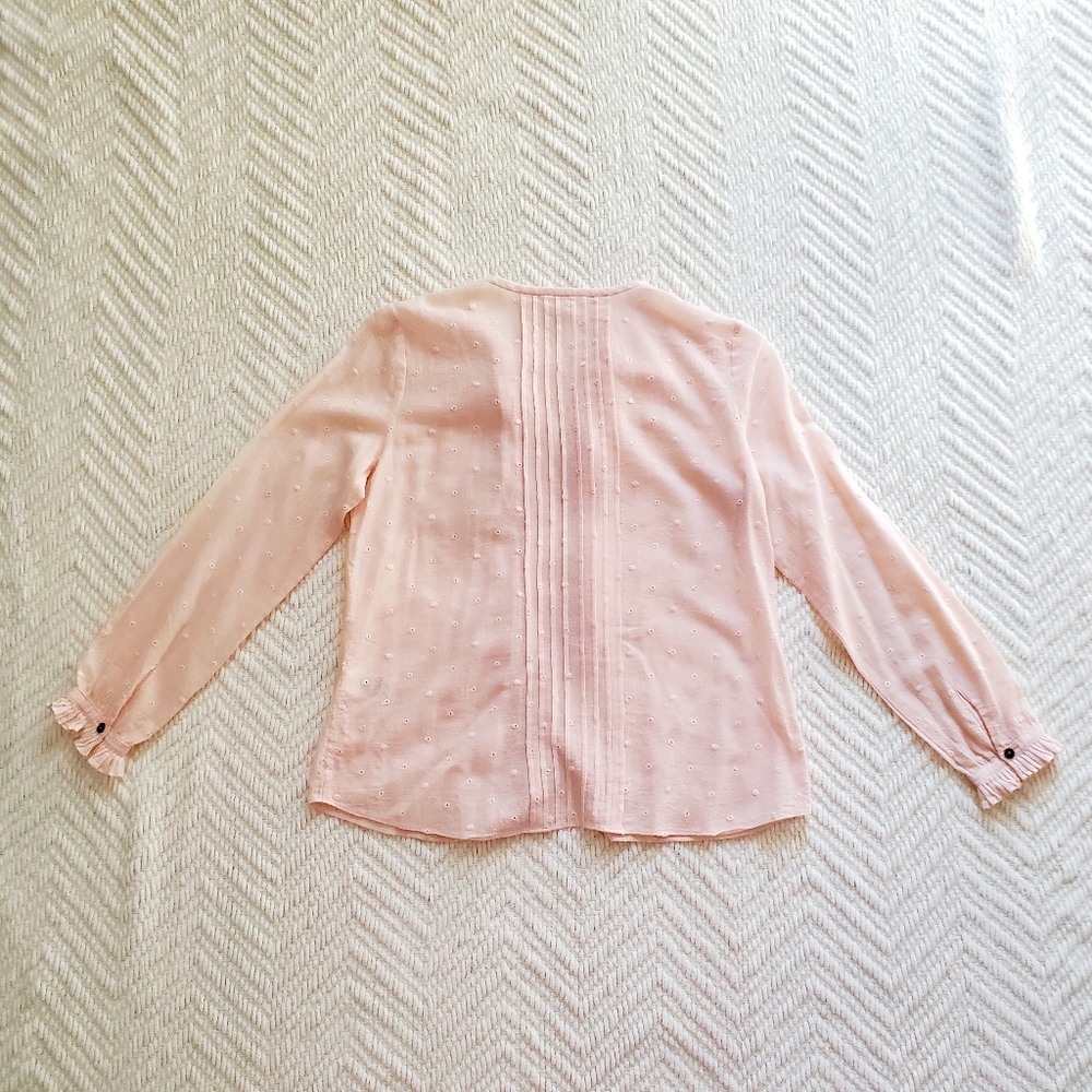 Rebecca Taylor Embroidered Eyelet Blouse - Picture 3 of 3